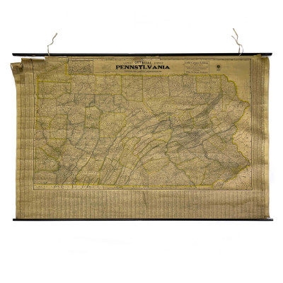 Image for Lot 1930 Census Map of Pennsylvania