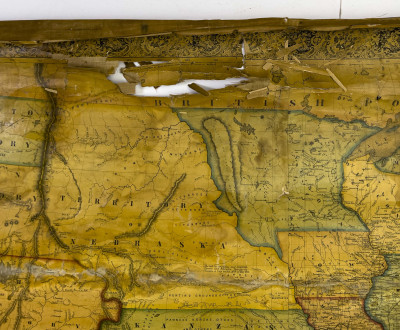 1854 Map of North America