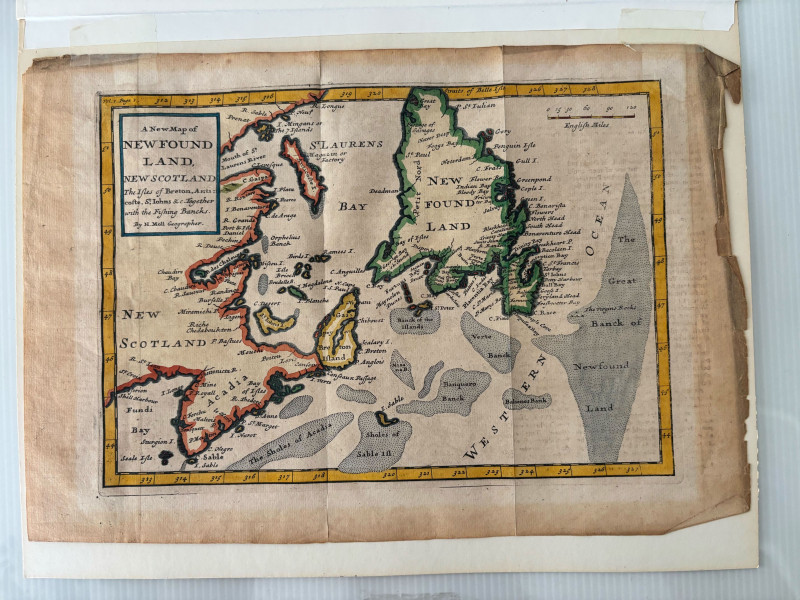 A New Map of Newfoundland and New Scotland
