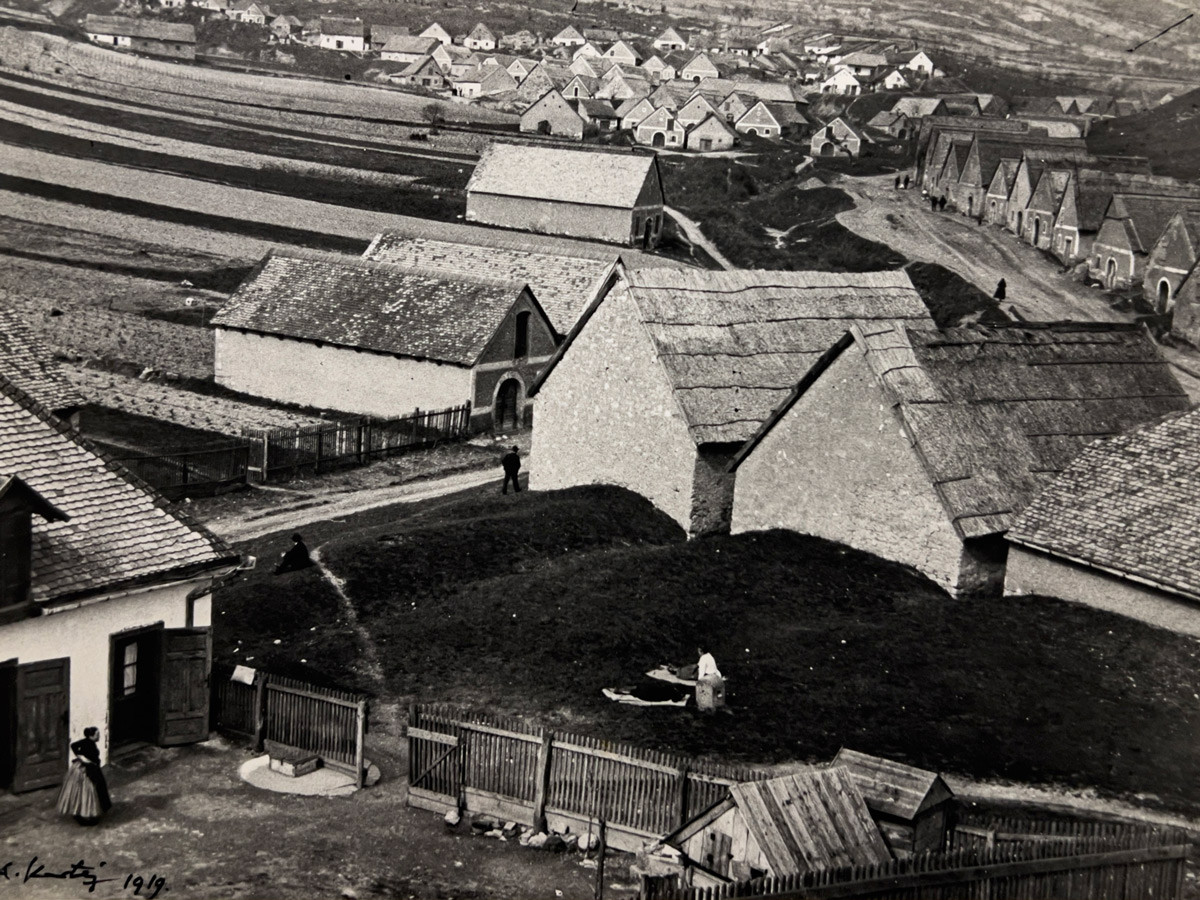 André Kertész, Wine cellars at Budafoksilver gelatin print