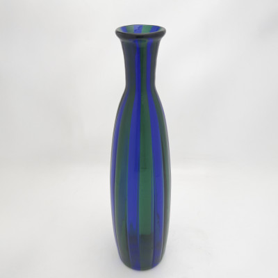Venini Blue and Green Murano Art Glass