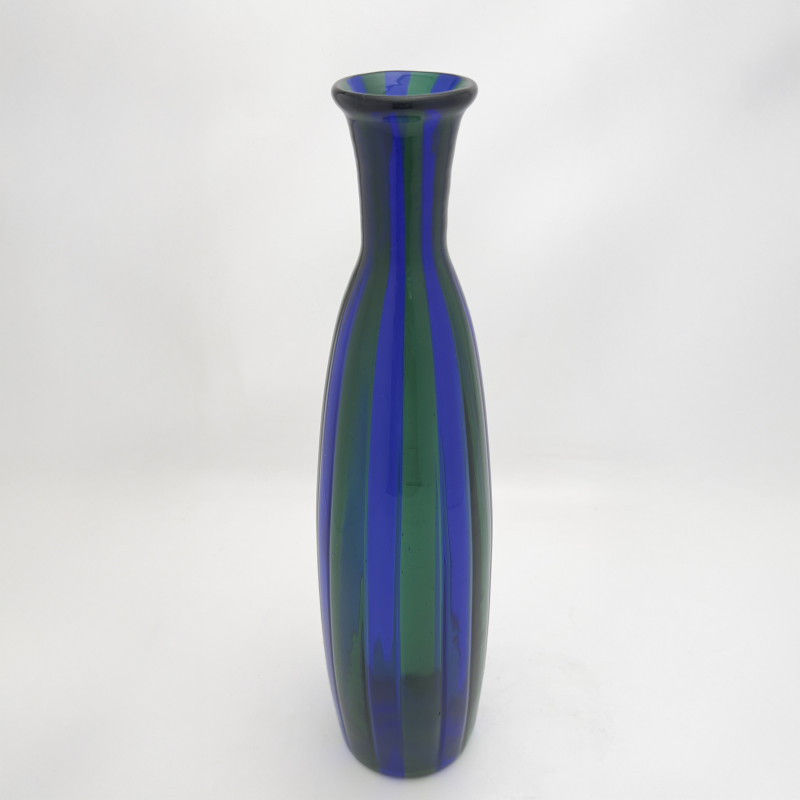 Venini Blue and Green Murano Art Glass