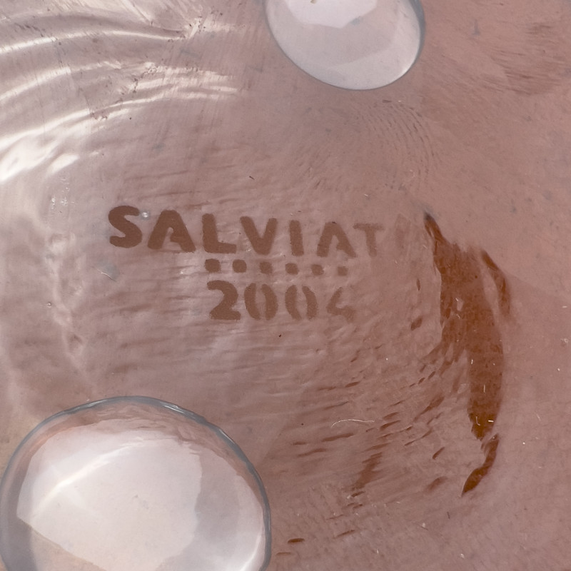 Salviati - Amber Murano Glass Vase