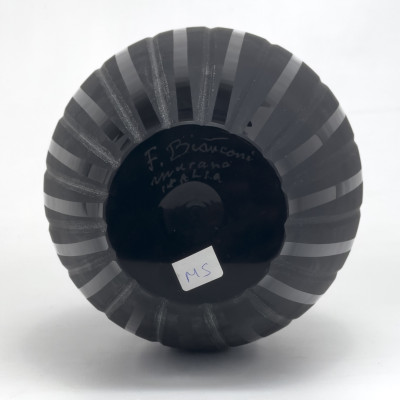 Fulvio Bianconi - Black Murano Vase