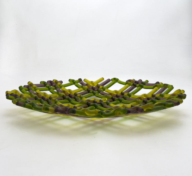 Enzo Mari - Plate from &quot;Che fare a Murano&quot; Series