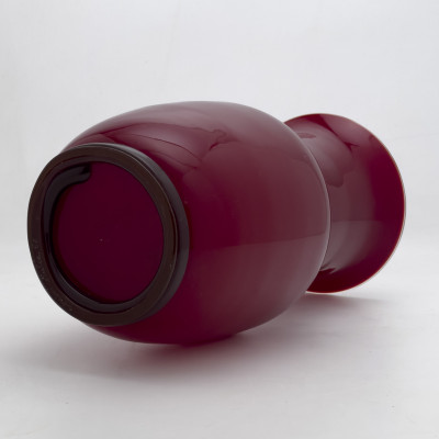 Tomaso Buzzi - Opalino Murano vase for Venini