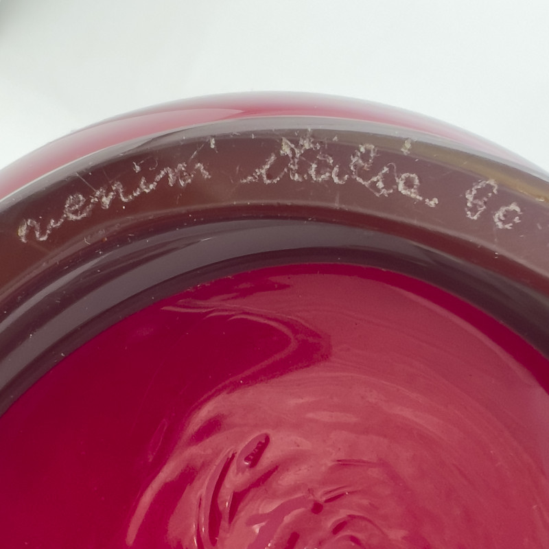 Tomaso Buzzi - Opalino Murano vase for Venini