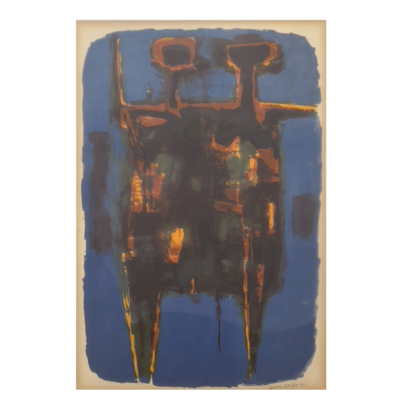 Henry Cliffe - Untitled (Two Abstract Figures)