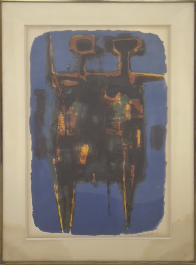 Henry Cliffe - Untitled (Two Abstract Figures)