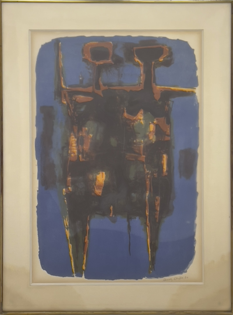 Henry Cliffe - Untitled (Two Abstract Figures)