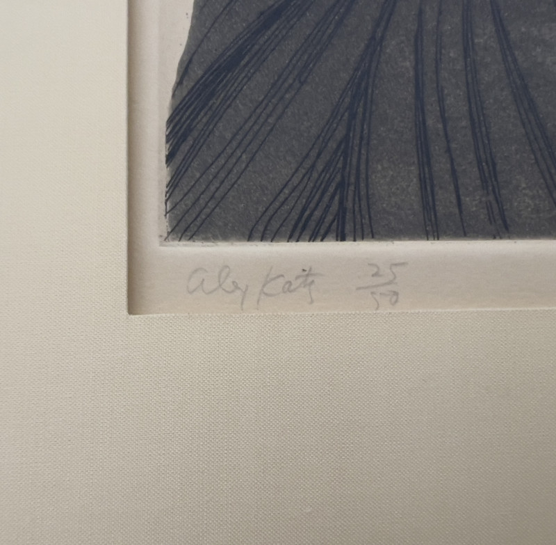 Alex Katz - A Portrait from Small Head Series