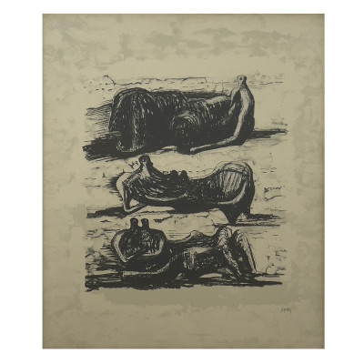 Image for Lot Henry Moore - Three Reclining Figures