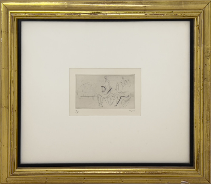 Henry Moore - Two Seated Figures