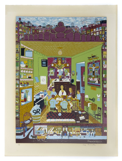 Image for Lot Ralph Fasanella - Family Supper