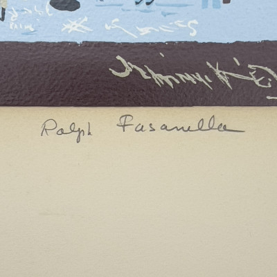 Ralph Fasanella - Family Supper