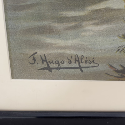 Frederic Hugo d&apos;Alesi  - Swiss Travel Poster