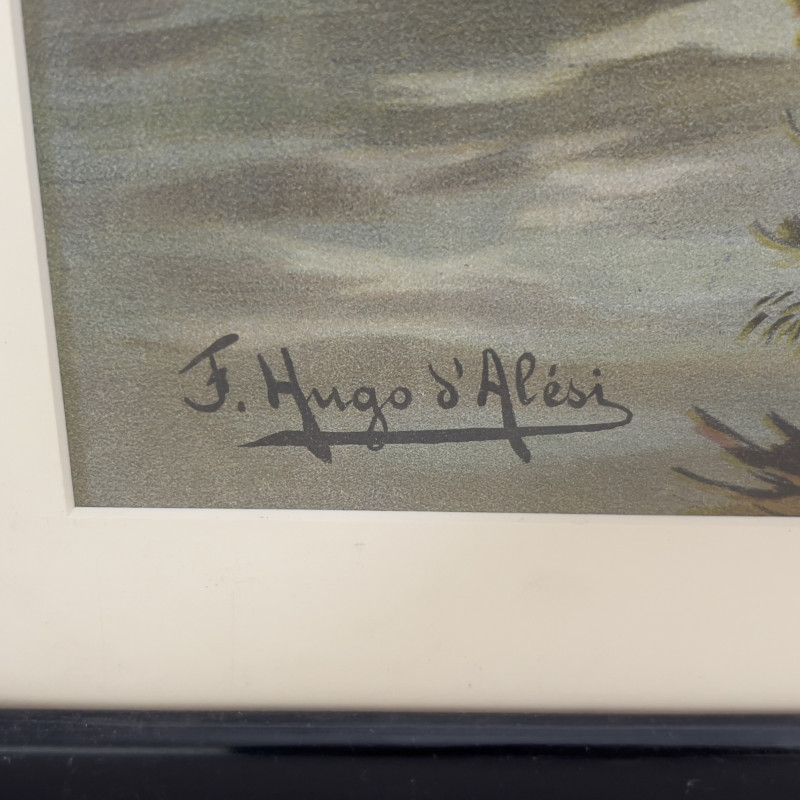 Frederic Hugo d&apos;Alesi  - Swiss Travel Poster