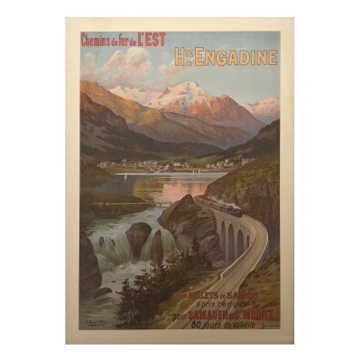 Image for Lot Frederic Hugo d'Alesi  - Swiss Travel Poster