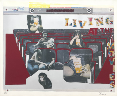 Image for Lot Larry Rivers - Living at the Movies