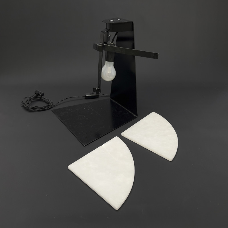 Pierre Chareau Style Masque Lamp