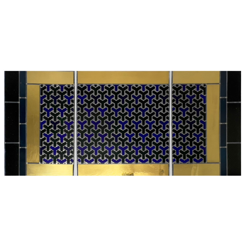 attributed to Franz Mayer Studio - Triptych with Gold Border