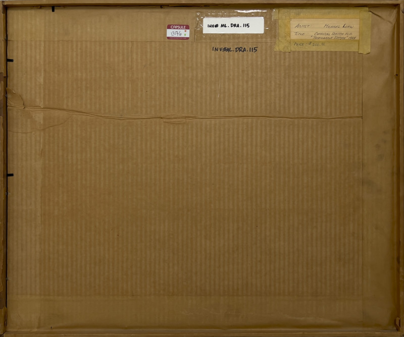 Michael Loew - Sketch for Tabernacle Triptych