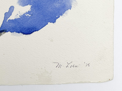 Michael Loew - Untitled (Abstract in Yellow, Red, Pink, and Blue)