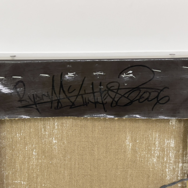 Ryan McGinness - Untitled (Plexi-boxed Painting 6, Dark Brown)