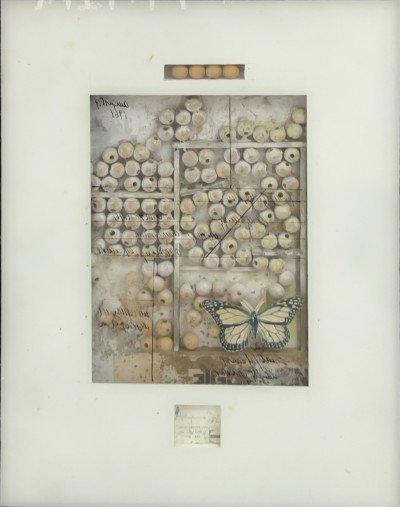 Irwin Fleminger - 2 Collages from the Bead Games Series