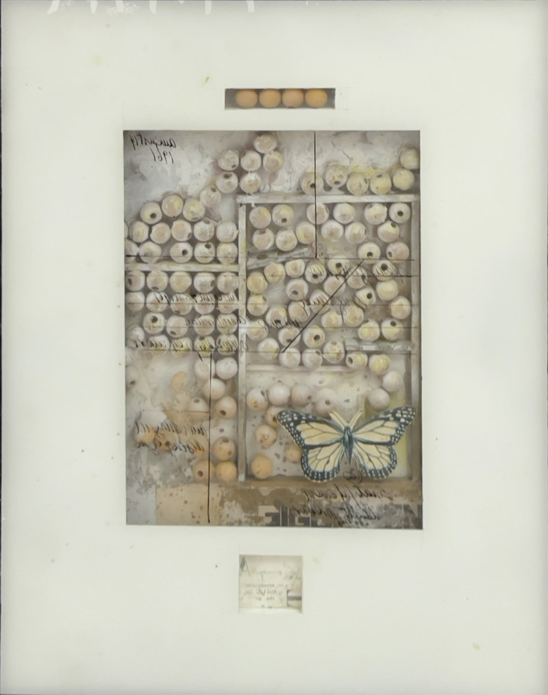 Irwin Fleminger - 2 Collages from the Bead Games Series