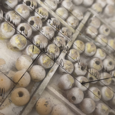 Irwin Fleminger - 2 Collages from the Bead Games Series