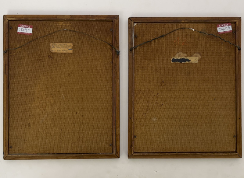 Irwin Fleminger - 2 Collages from the Bead Games Series