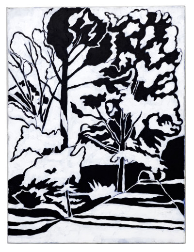 Janet Cooling - Untitled (Black &amp; White Forest)