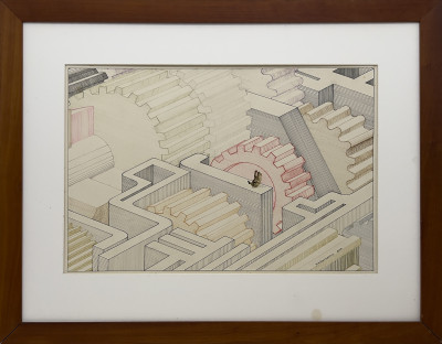 Robert Alan Pentelovitch - Untitled (Bear with Gears)