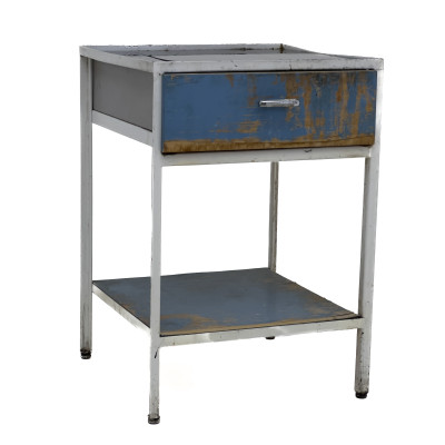 Image for Lot George Nelson - Steel Frame Nightstand Model 4051 For Herman Miller