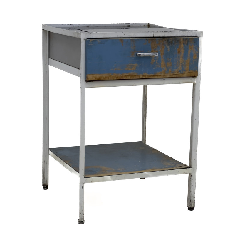 George Nelson - Steel Frame Nightstand Model 4051 For Herman Miller