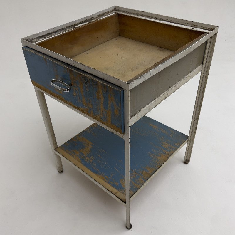 George Nelson - Steel Frame Nightstand Model 4051 For Herman Miller