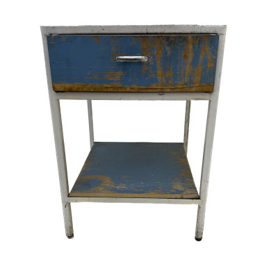 George Nelson - Steel Frame Nightstand Model 4051 For Herman Miller