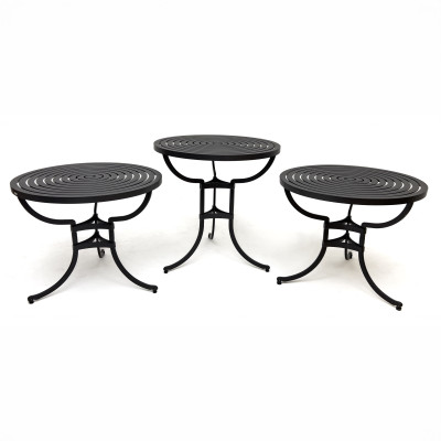Image for Lot McKinnon & Harris - Cafe Tables, Group of 3