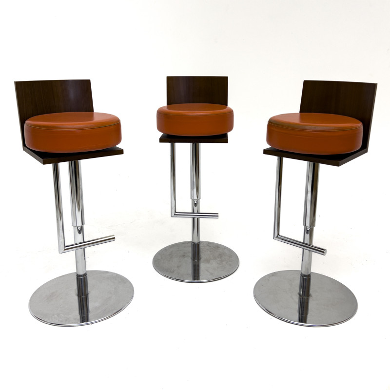 Poltrona Frau - Le Spighe Bar Stools, Group of 3