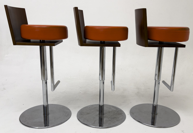 Poltrona Frau - Le Spighe Bar Stools, Group of 3