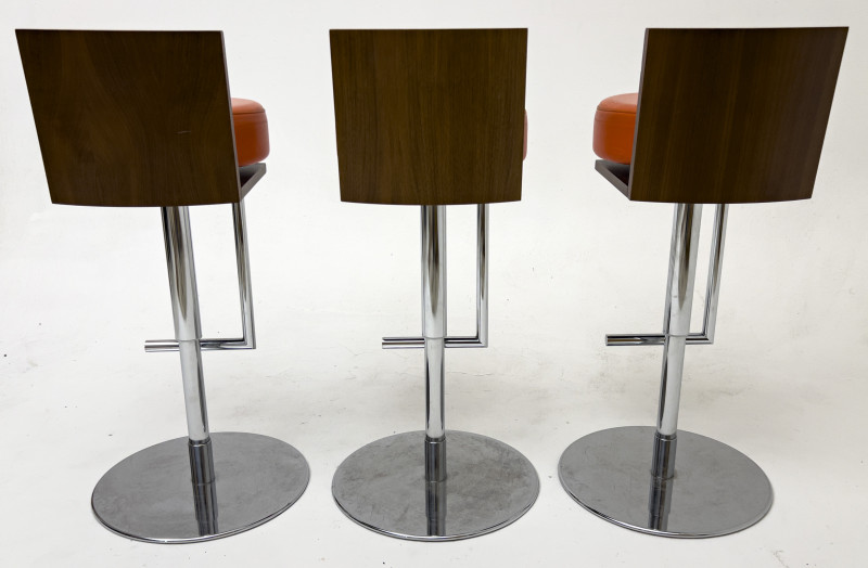 Poltrona Frau - Le Spighe Bar Stools, Group of 3