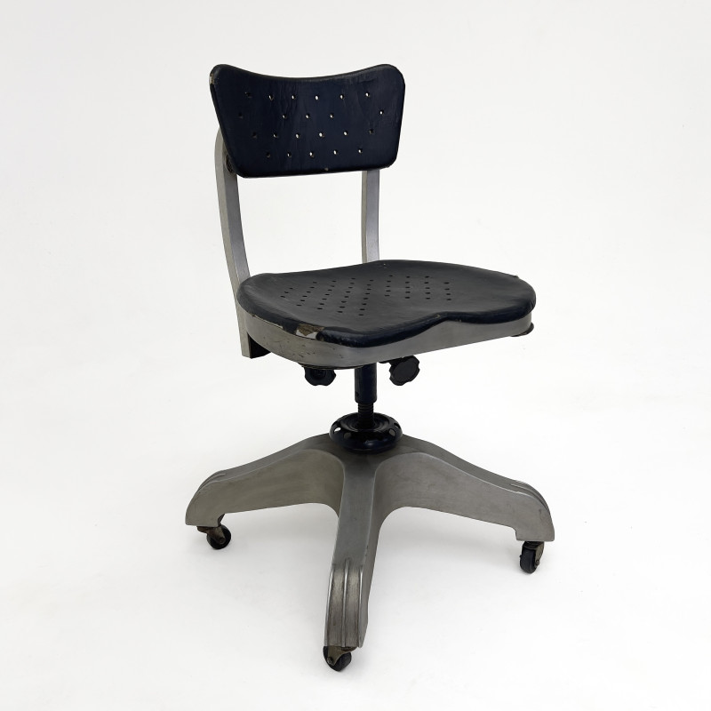 Gio Ponti - Model 1938 Swivel Chair by Kardex for Montecatini