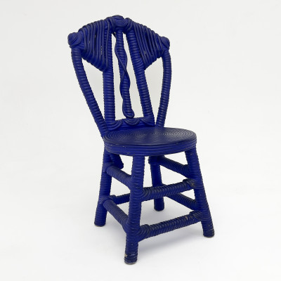 Image for Lot Christian Astuguevieille - Ultra Marine Blue Afribaton Chair