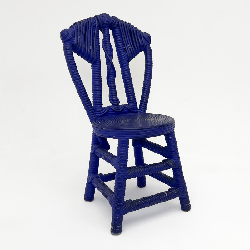 Christian Astuguevieille - Ultra Marine Blue Afribaton Chair