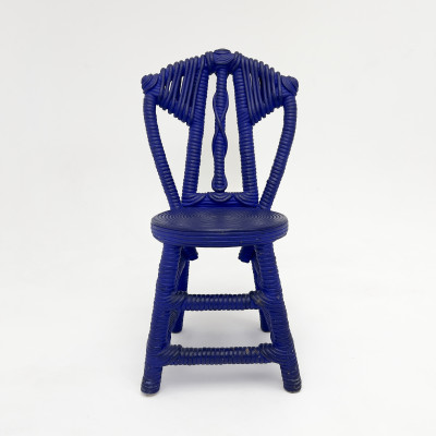 Christian Astuguevieille - Ultra Marine Blue Afribaton Chair