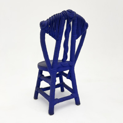 Christian Astuguevieille - Ultra Marine Blue Afribaton Chair