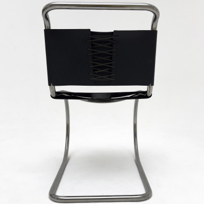 Ludwig Mies van der Rohe - MR Cantilver Dining Sidechairs for Knoll, Group of 4