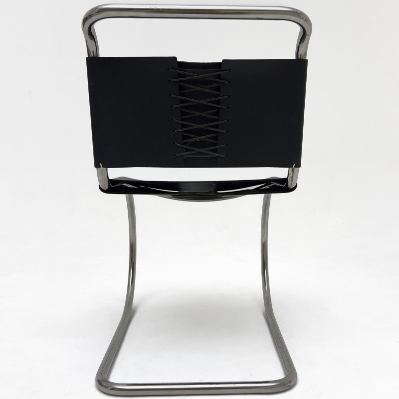 Ludwig Mies van der Rohe - MR Cantilver Dining Sidechairs for Knoll, Group of 4