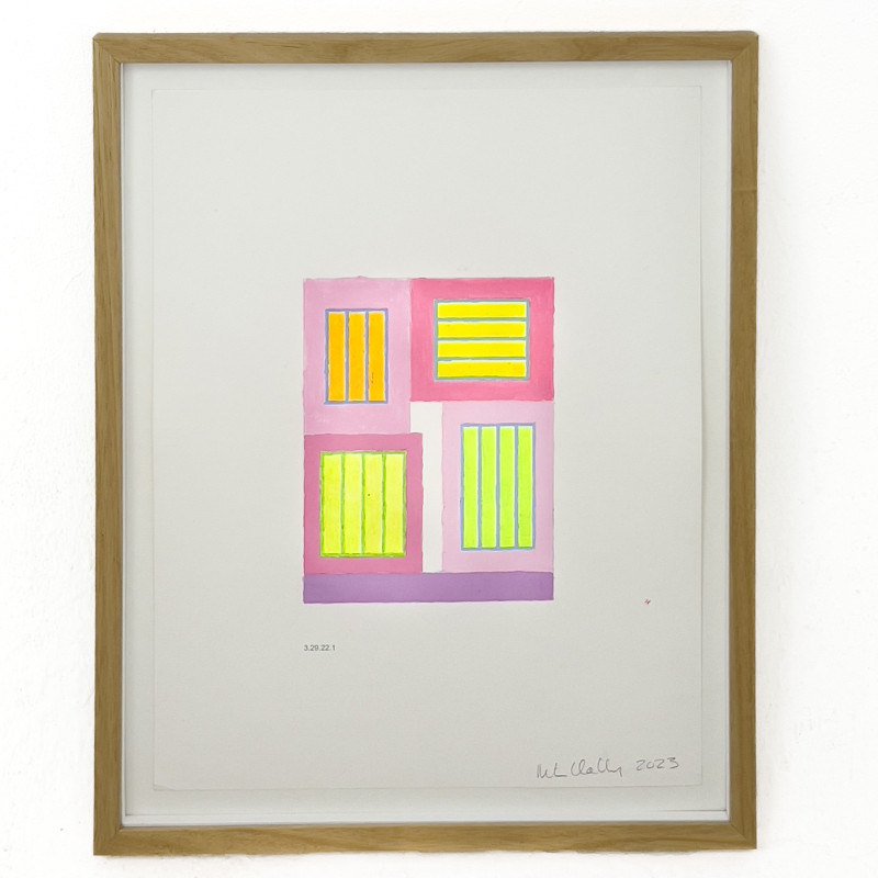 Peter Halley - Untitled (3.29.22.1)